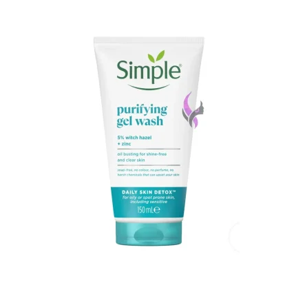ژل شستشوی پوست چرب و مستعد جوش سیمپل Simple(150میل)