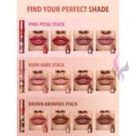 رژلب طبقه ای شیگلم رنگ BARE STACK - Image 3