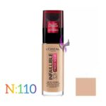 کرم پودر لورال اینفیلیبل مدل FRESH WEAR 32H رنگ شماره 110