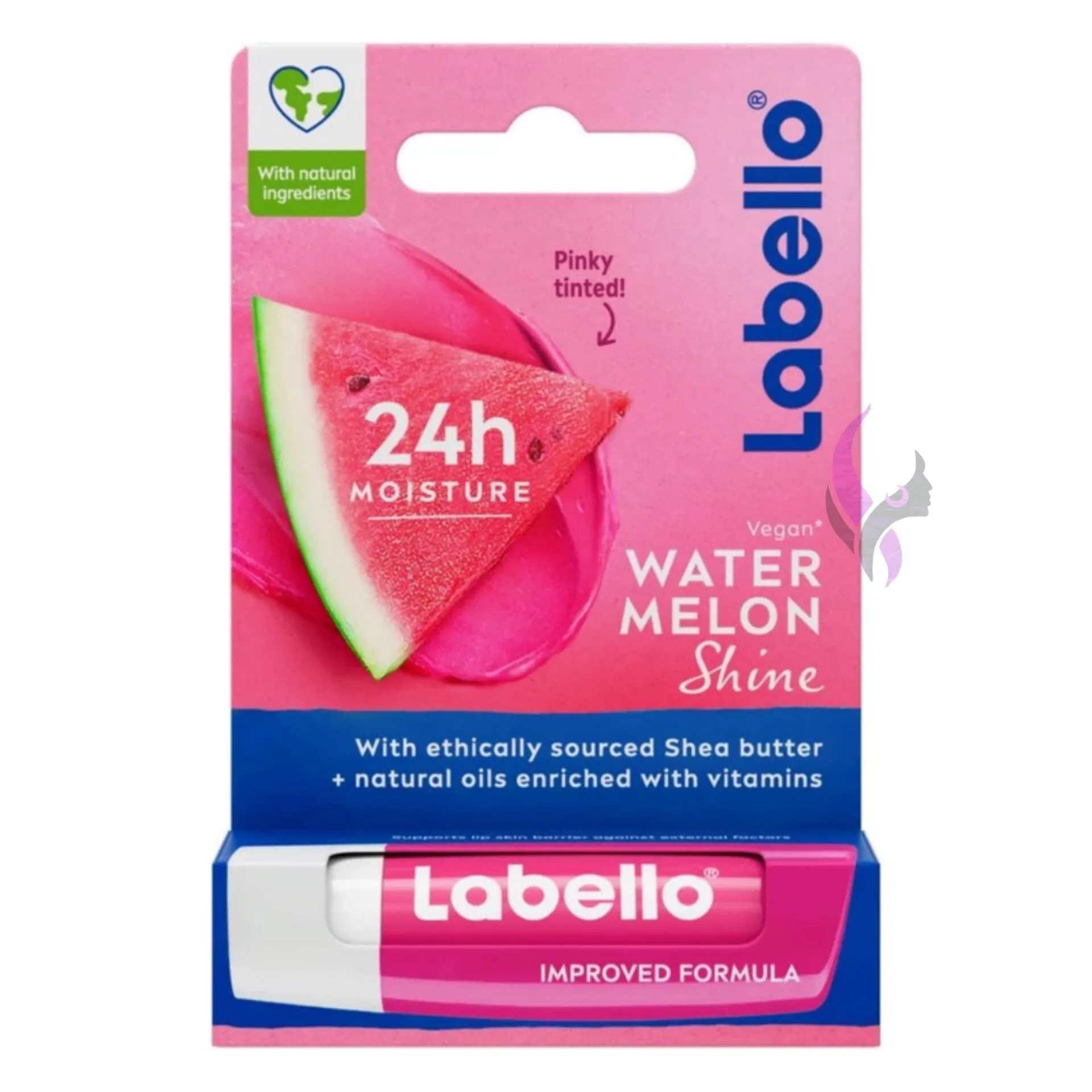 بالم لب مرطوب کننده هندوانه لابلو Labello 24h Moisture Lip Balm Watermelon Shine - Image 1