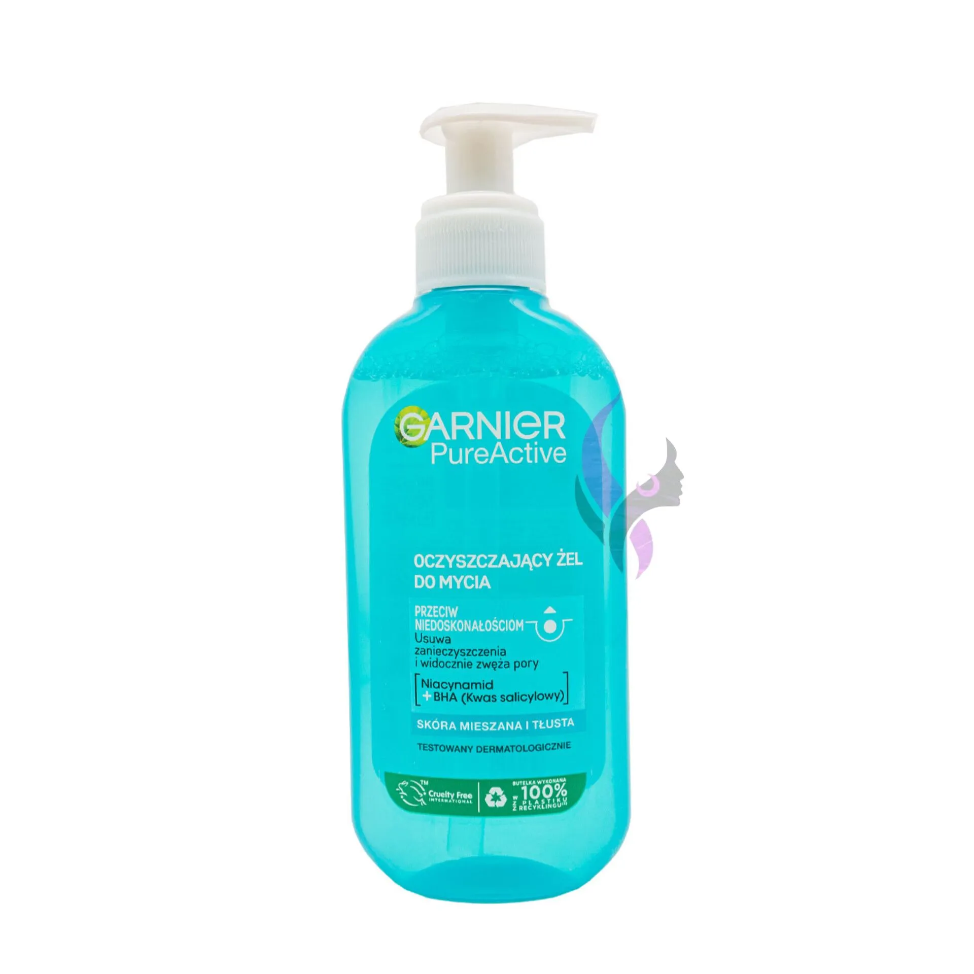 ژل شستشوی پوست مختلط تا چرب پیور اکتیو گارنیر