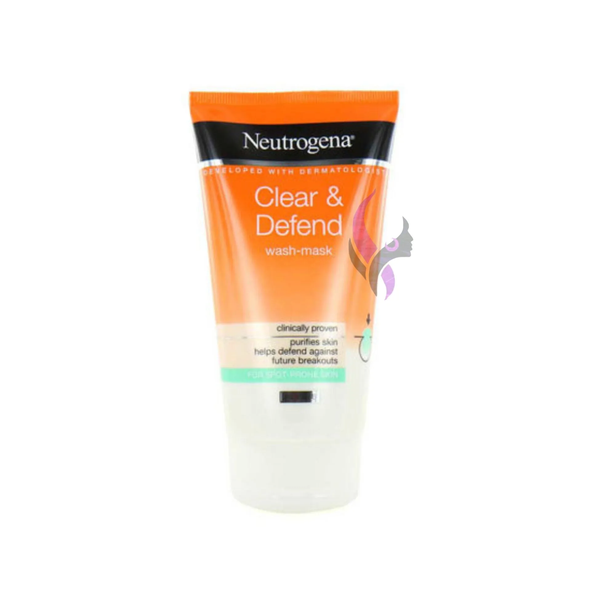 ماسک و شوینده صورت Clear & Defend نوتروژینا