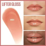 لیپ گلاس براق مایع میبلین مدل LIFTER GLOSS رنگ AMBER شماره 007 - Image 2
