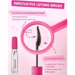 ریمل حجم دهنده و جدا کننده ضد ریزش شیگلم مدل Lashlighter Up & Out - Image 2