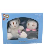 ست ادکلن و عروسک کودک ریزال ربیت مدل خرگوش